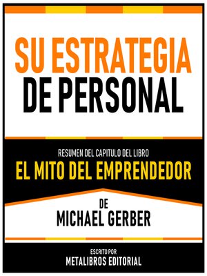 cover image of Su Estrategia De Personal--Resumen Del Capitulo Del Libro El Mito Del Emprendedor De Michael Gerber